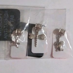 Turtle Dragonfly Starfish 925 Charms